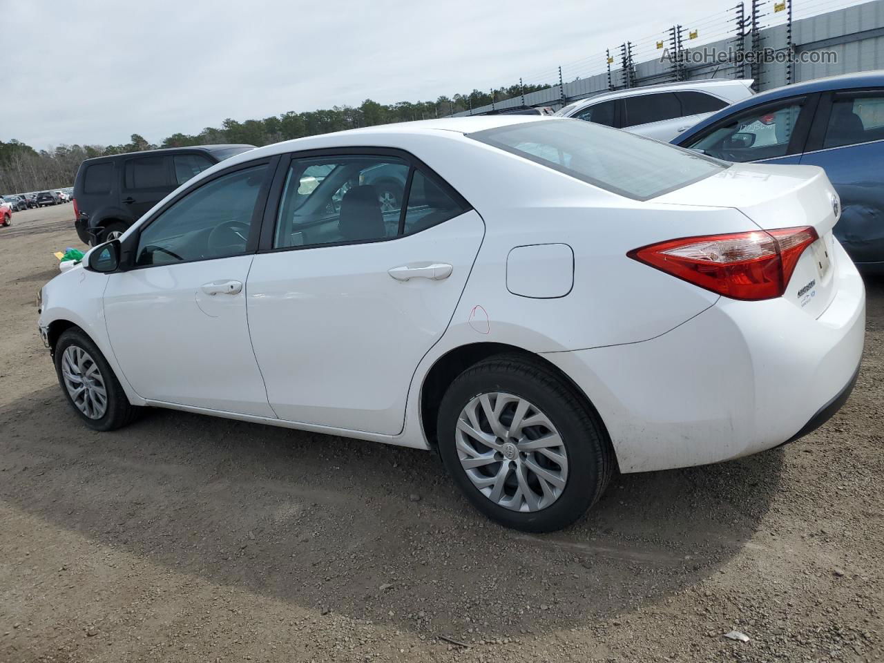 2017 Toyota Corolla L White vin: 2T1BURHE5HC795100