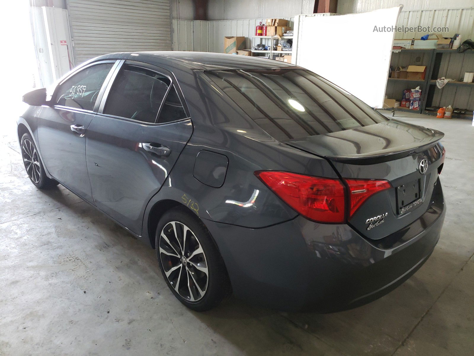 2017 Toyota Corolla L Синий vin: 2T1BURHE5HC816141