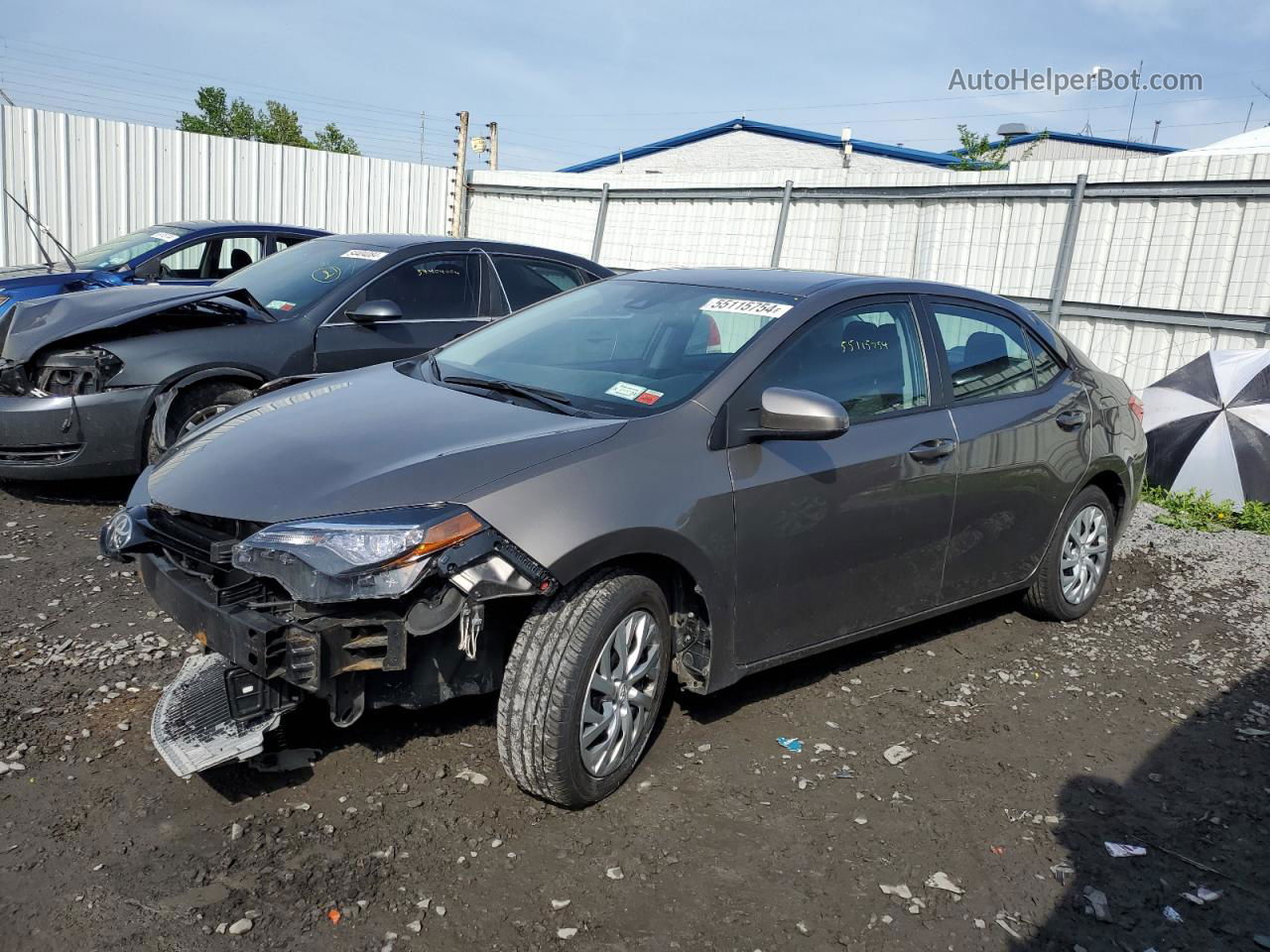 2017 Toyota Corolla L Tan vin: 2T1BURHE5HC817094