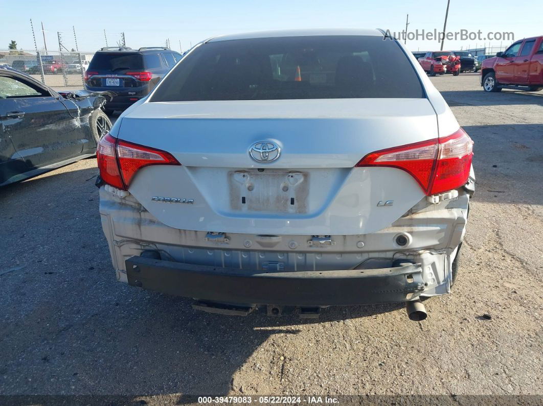 2017 Toyota Corolla Le Gray vin: 2T1BURHE5HC818116