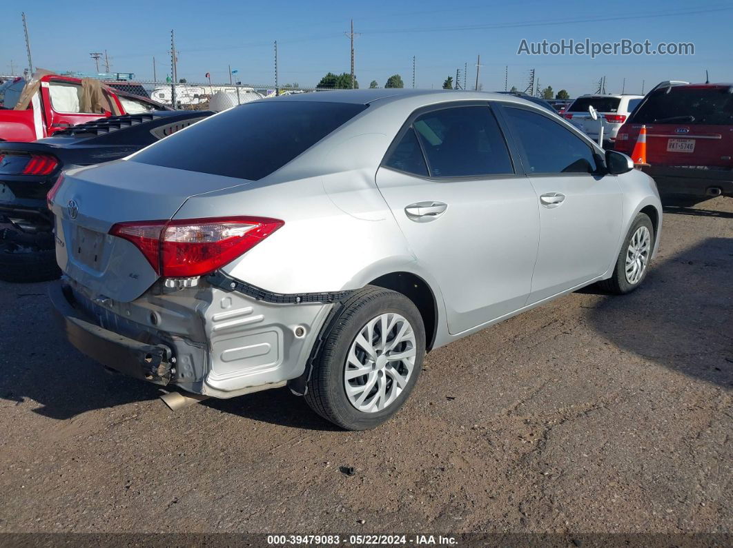 2017 Toyota Corolla Le Серый vin: 2T1BURHE5HC818116