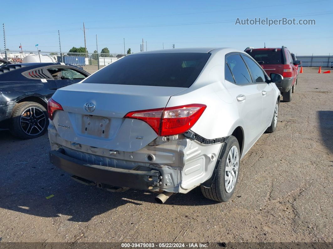 2017 Toyota Corolla Le Gray vin: 2T1BURHE5HC818116