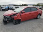 2017 Toyota Corolla L Red vin: 2T1BURHE5HC820125