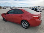 2017 Toyota Corolla L Red vin: 2T1BURHE5HC820125