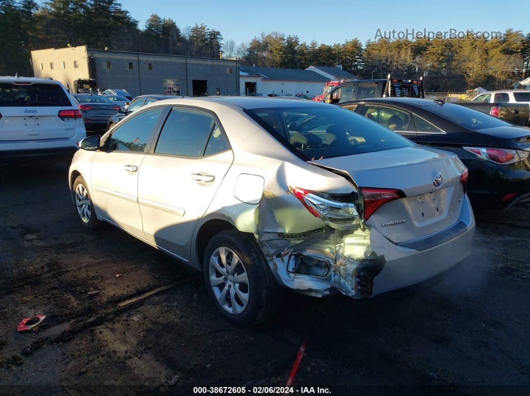 2017 Toyota Corolla Le Silver vin: 2T1BURHE5HC821520