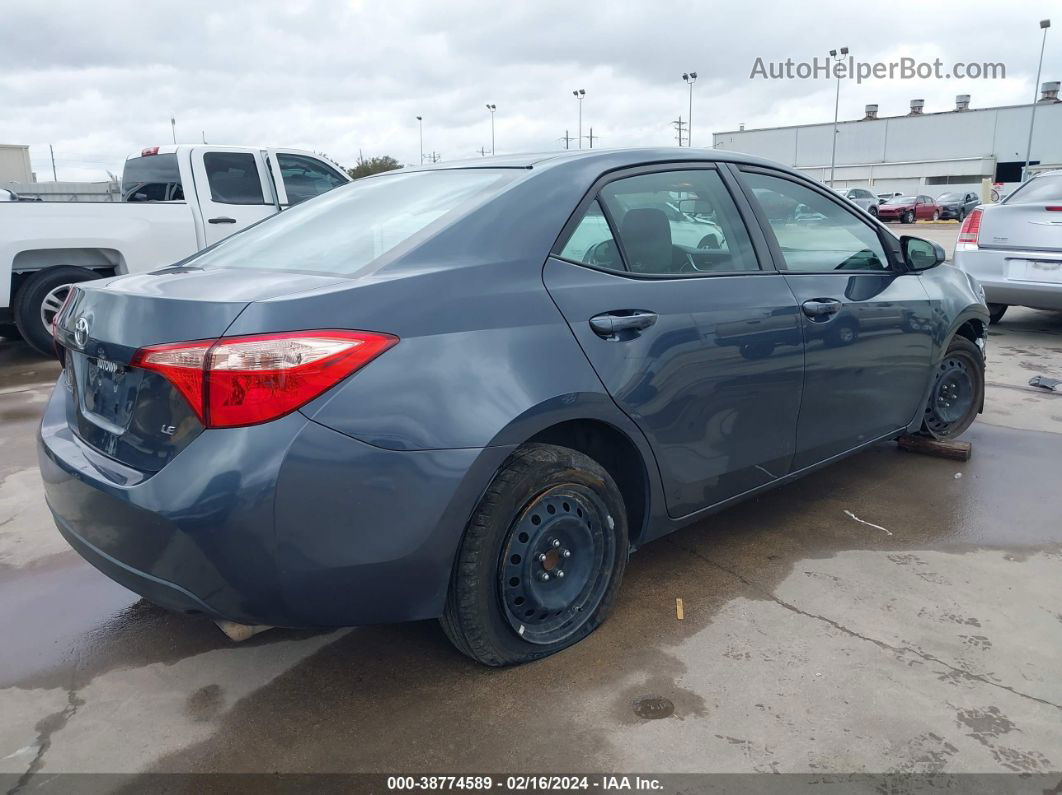 2017 Toyota Corolla Le Gray vin: 2T1BURHE5HC837104