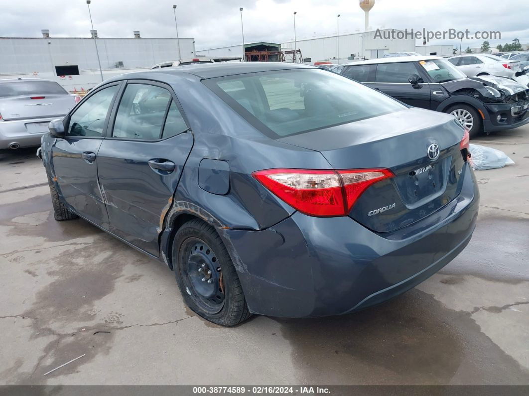 2017 Toyota Corolla Le Gray vin: 2T1BURHE5HC837104