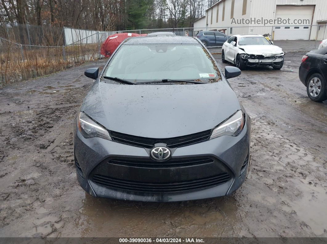 2017 Toyota Corolla L Gray vin: 2T1BURHE5HC837135