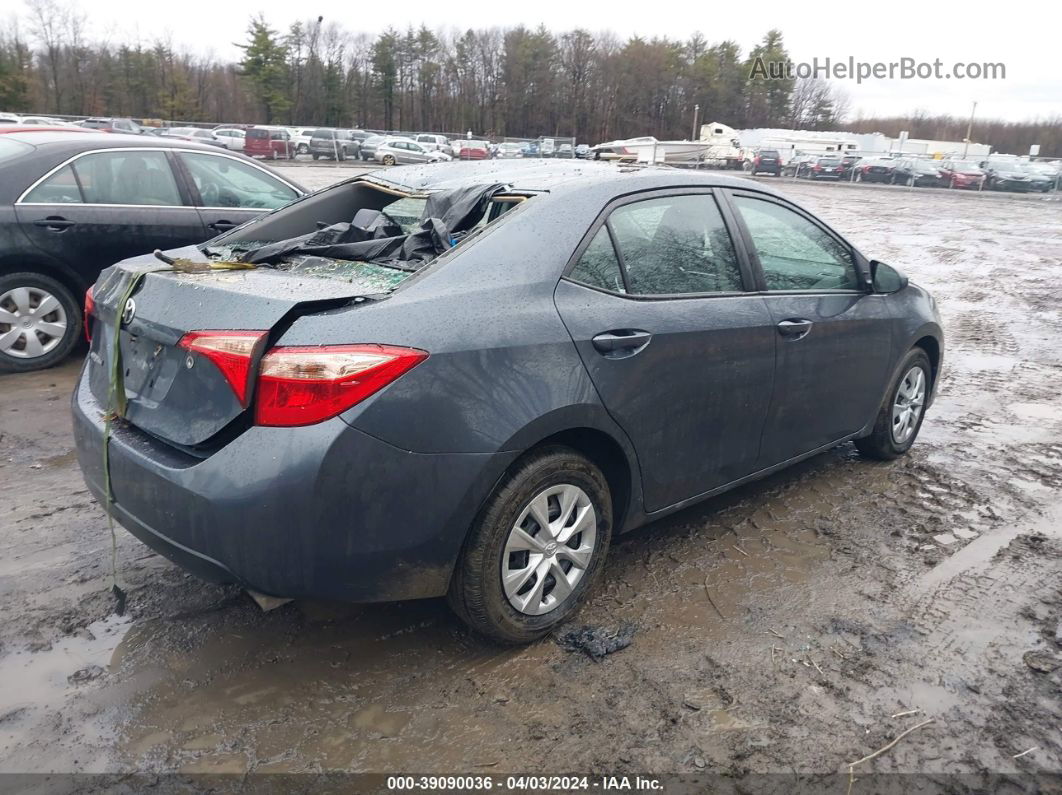 2017 Toyota Corolla L Gray vin: 2T1BURHE5HC837135