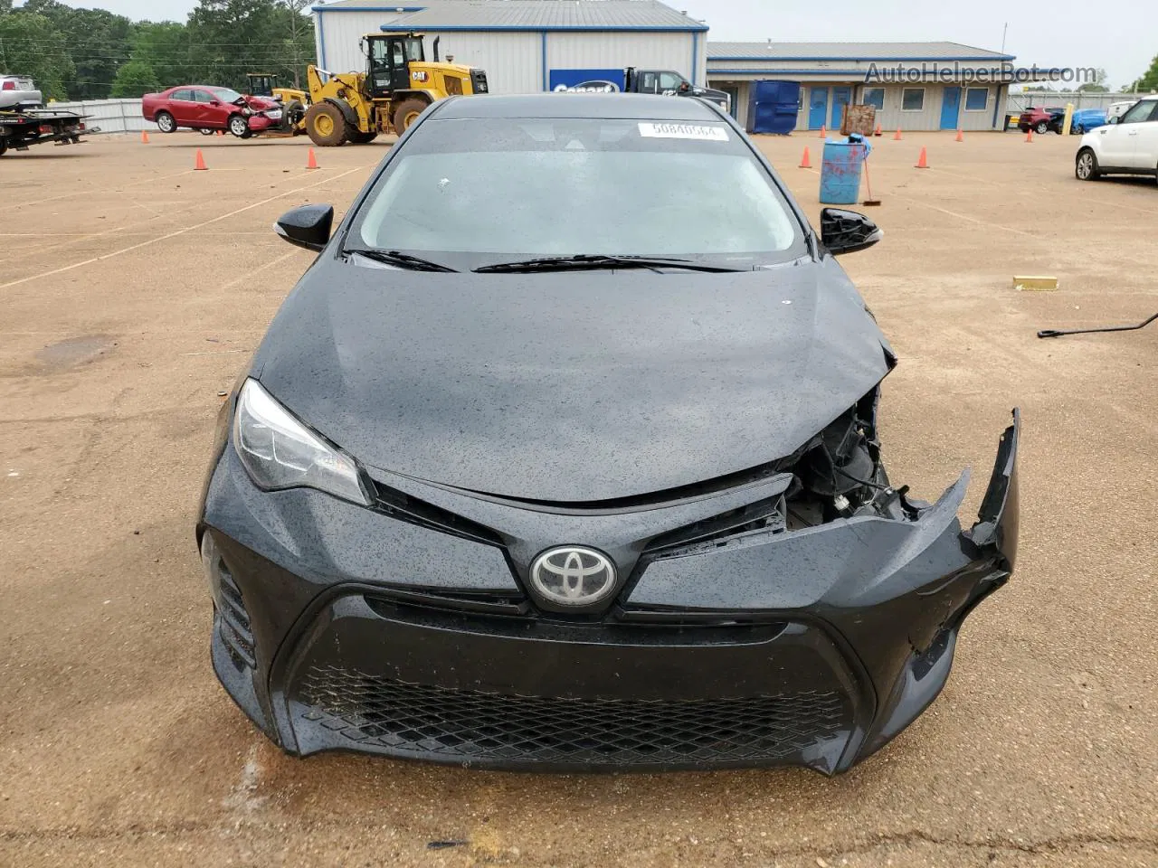 2017 Toyota Corolla L Black vin: 2T1BURHE5HC852461