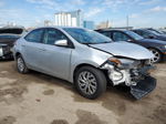 2017 Toyota Corolla L Silver vin: 2T1BURHE5HC889588