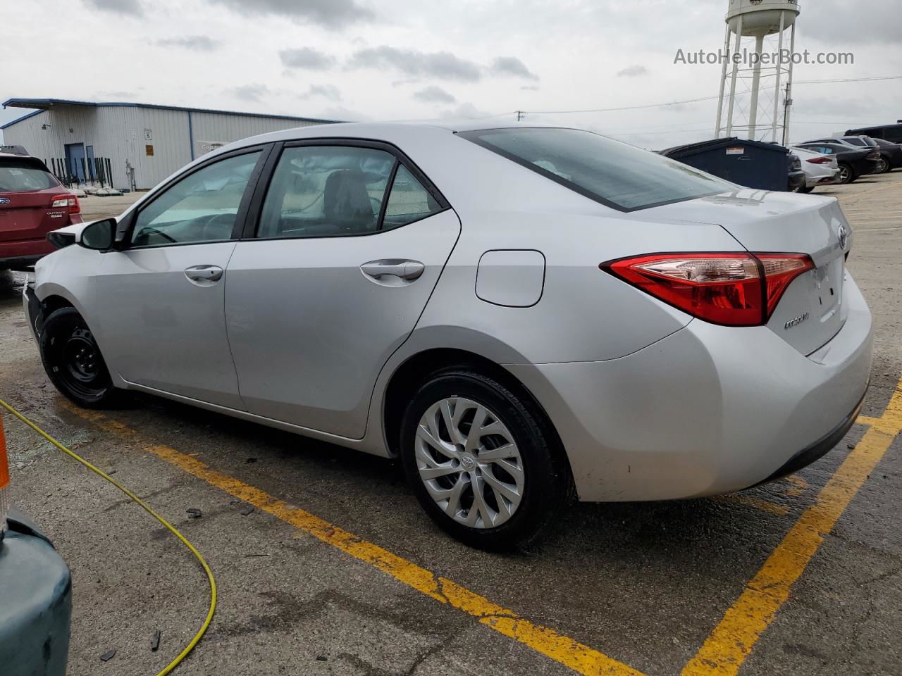 2017 Toyota Corolla L Silver vin: 2T1BURHE5HC900430