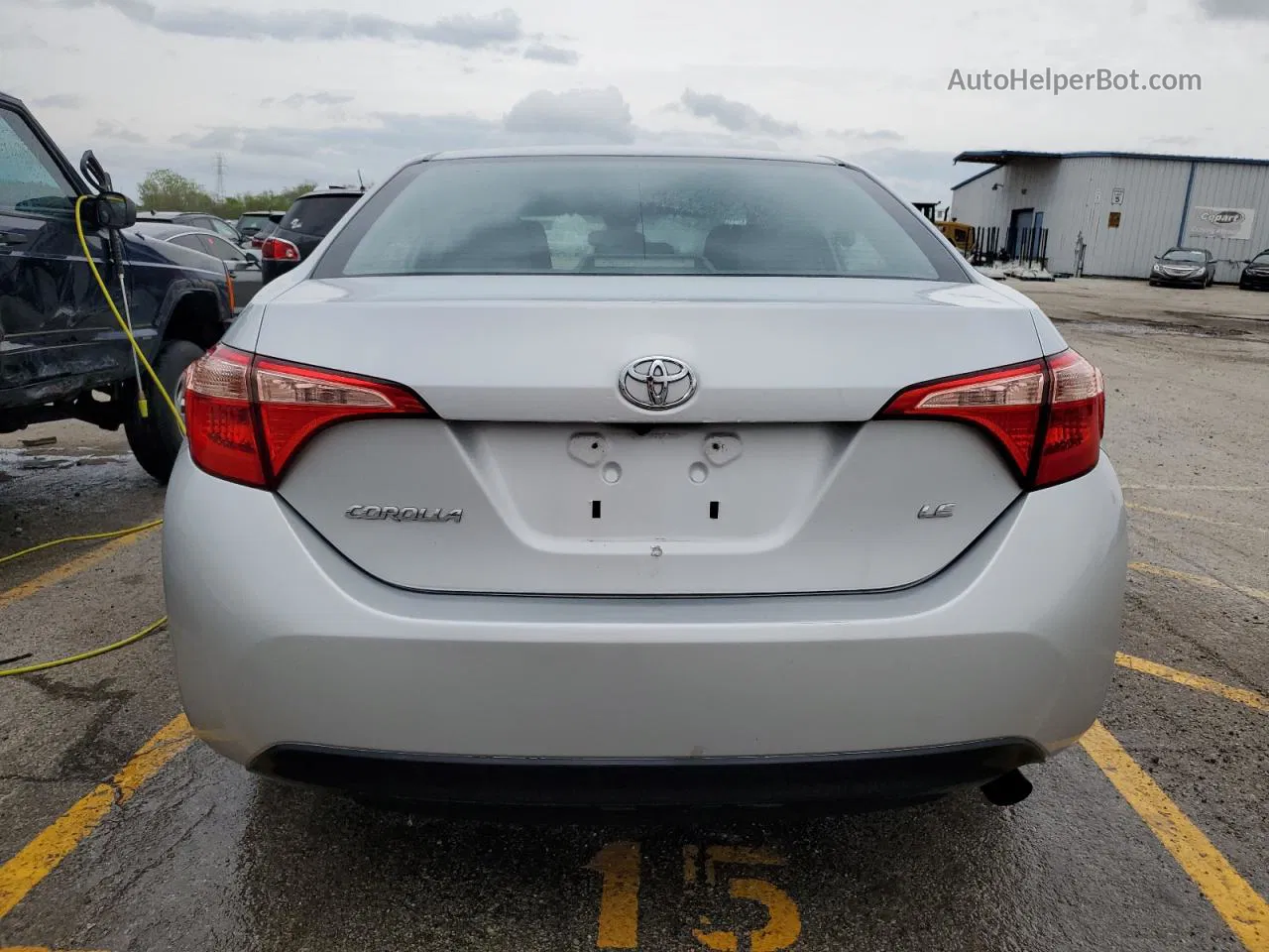 2017 Toyota Corolla L Silver vin: 2T1BURHE5HC900430