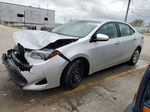 2017 Toyota Corolla L Silver vin: 2T1BURHE5HC900430