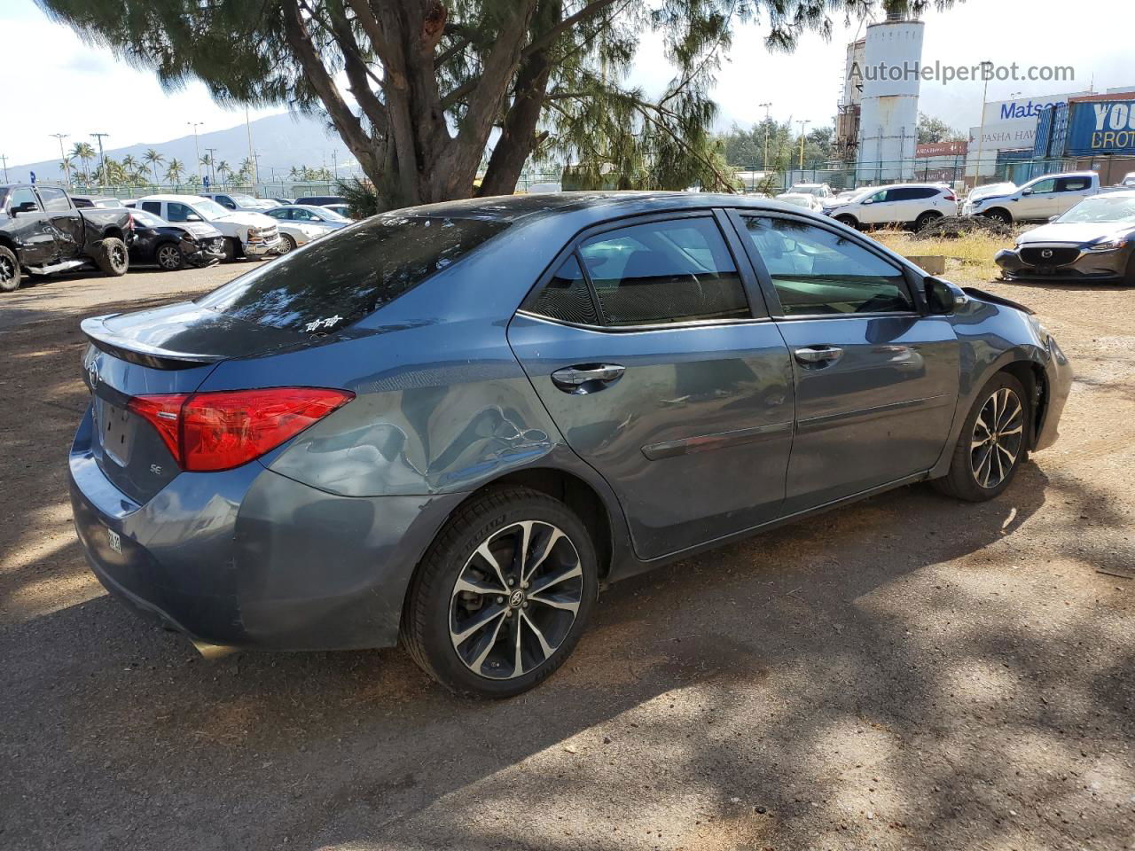 2017 Toyota Corolla L Charcoal vin: 2T1BURHE5HC939647