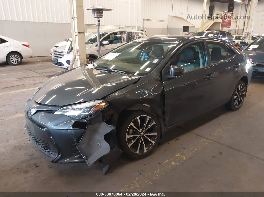 2017 Toyota Corolla Se Gray vin: 2T1BURHE5HC945321