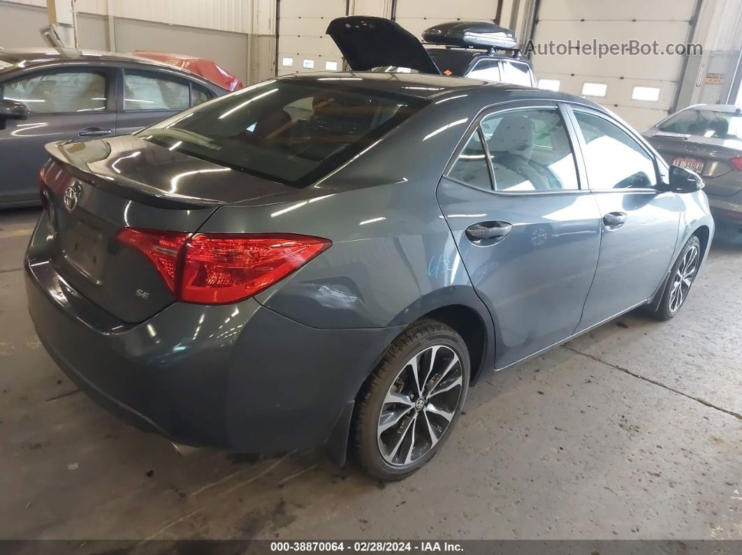 2017 Toyota Corolla Se Gray vin: 2T1BURHE5HC945321