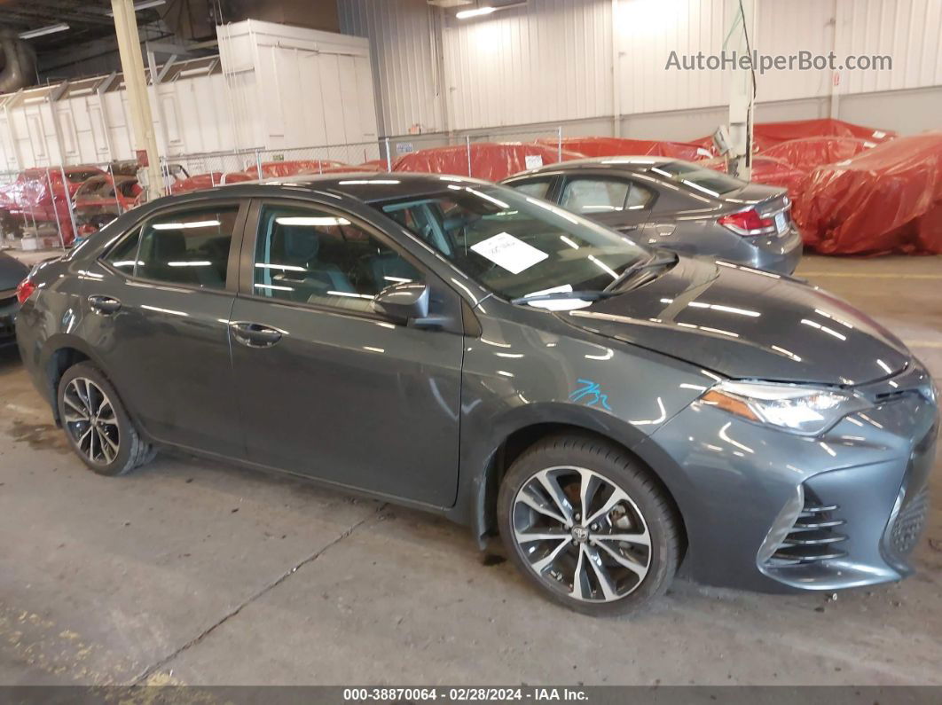 2017 Toyota Corolla Se Gray vin: 2T1BURHE5HC945321