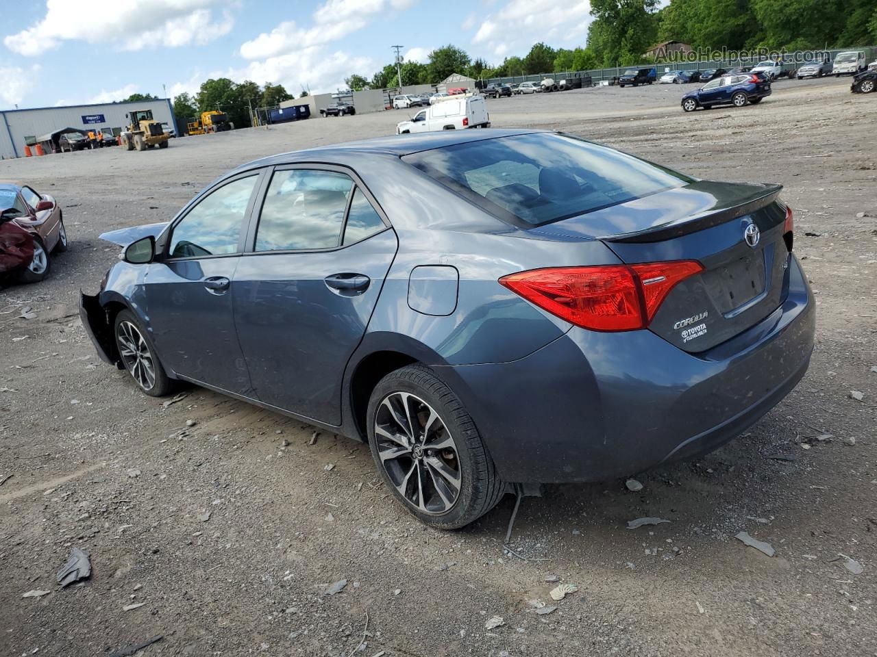 2017 Toyota Corolla L Gray vin: 2T1BURHE5HC952057