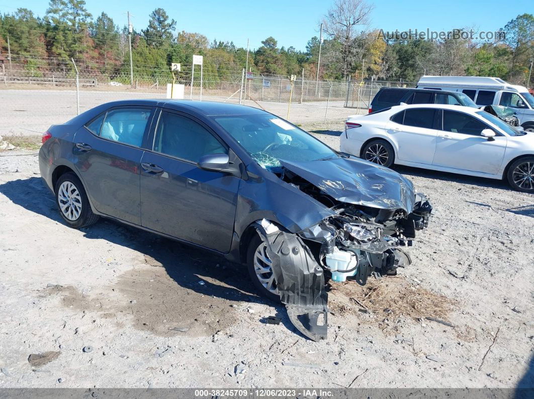 2017 Toyota Corolla Le Gray vin: 2T1BURHE5HC960742