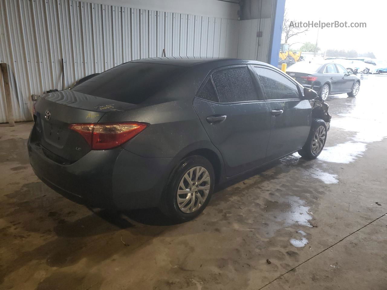 2019 Toyota Corolla L Gray vin: 2T1BURHE5KC148185