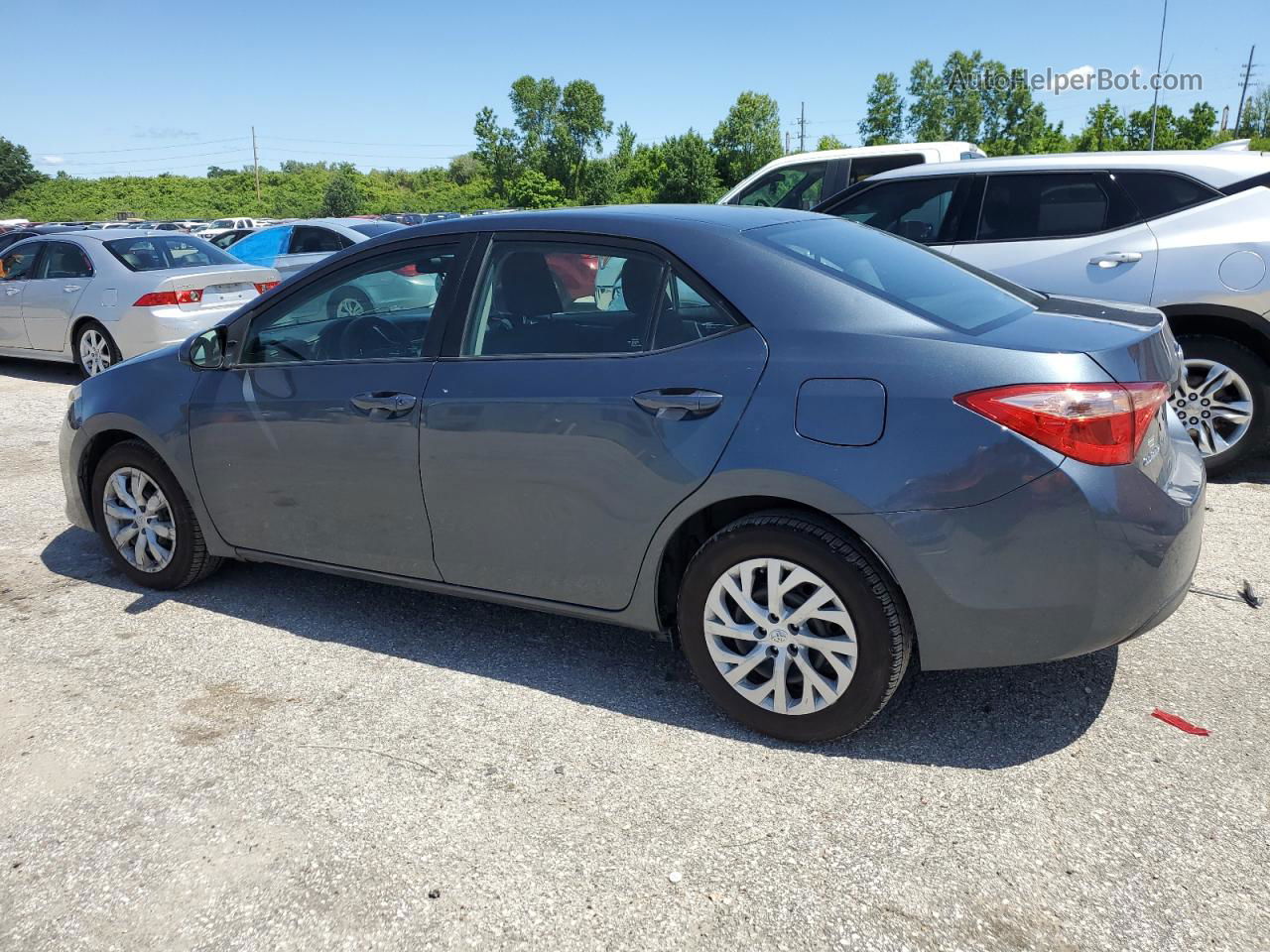 2019 Toyota Corolla L Gray vin: 2T1BURHE5KC150681