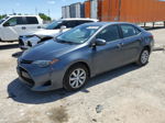 2019 Toyota Corolla L Gray vin: 2T1BURHE5KC150681