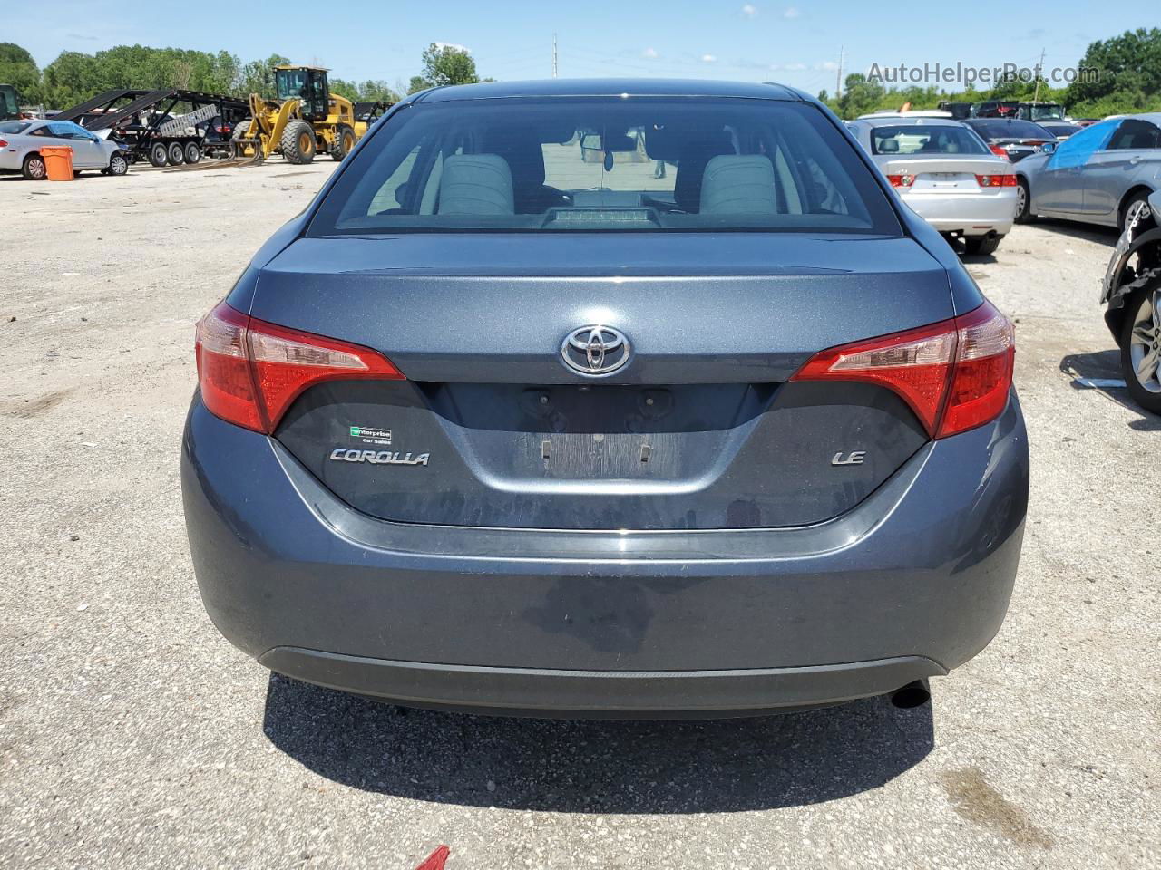 2019 Toyota Corolla L Gray vin: 2T1BURHE5KC150681