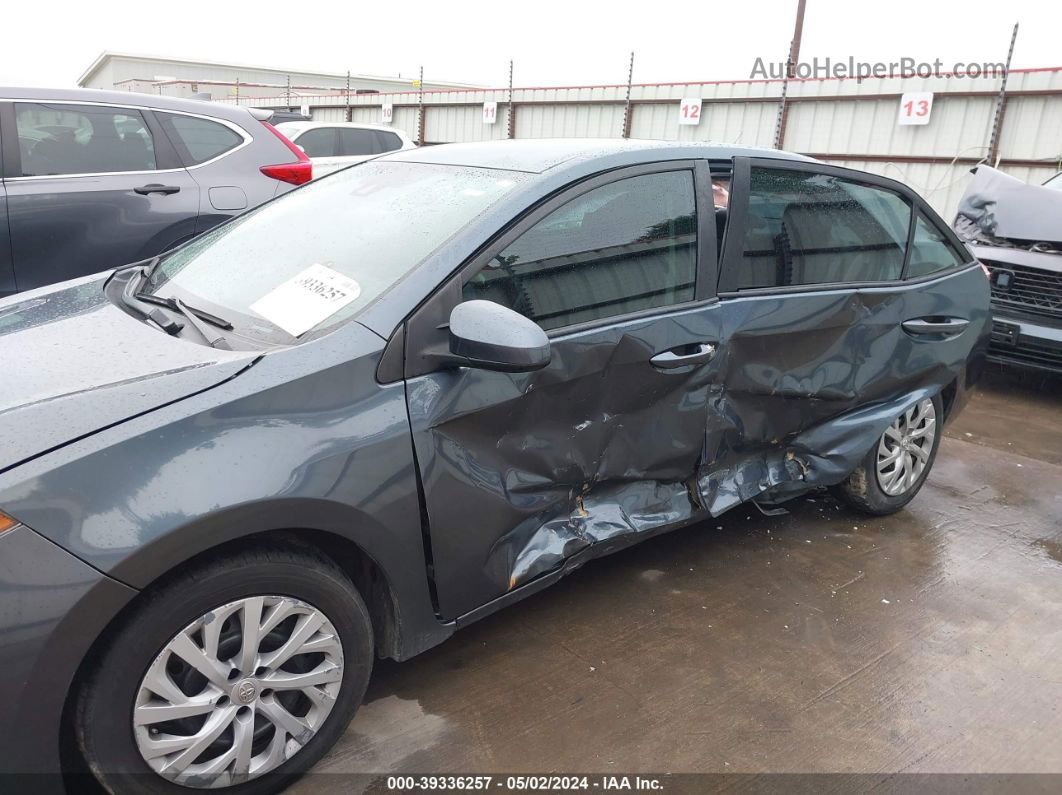 2019 Toyota Corolla Le Gray vin: 2T1BURHE5KC159168