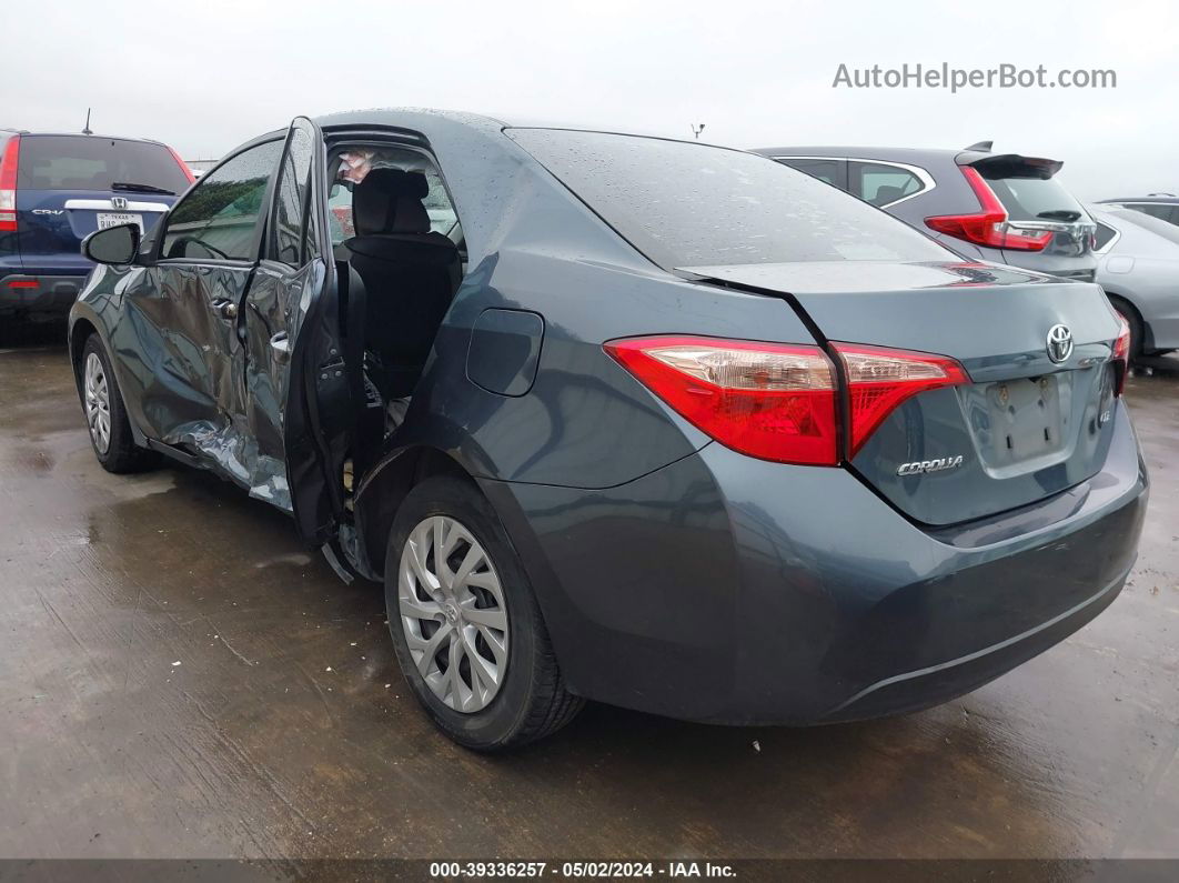 2019 Toyota Corolla Le Gray vin: 2T1BURHE5KC159168