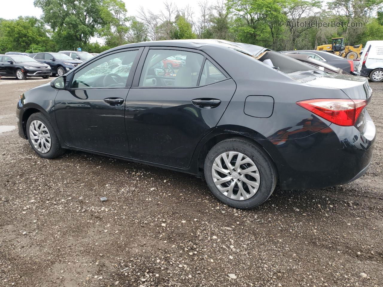 2019 Toyota Corolla L Black vin: 2T1BURHE5KC159199