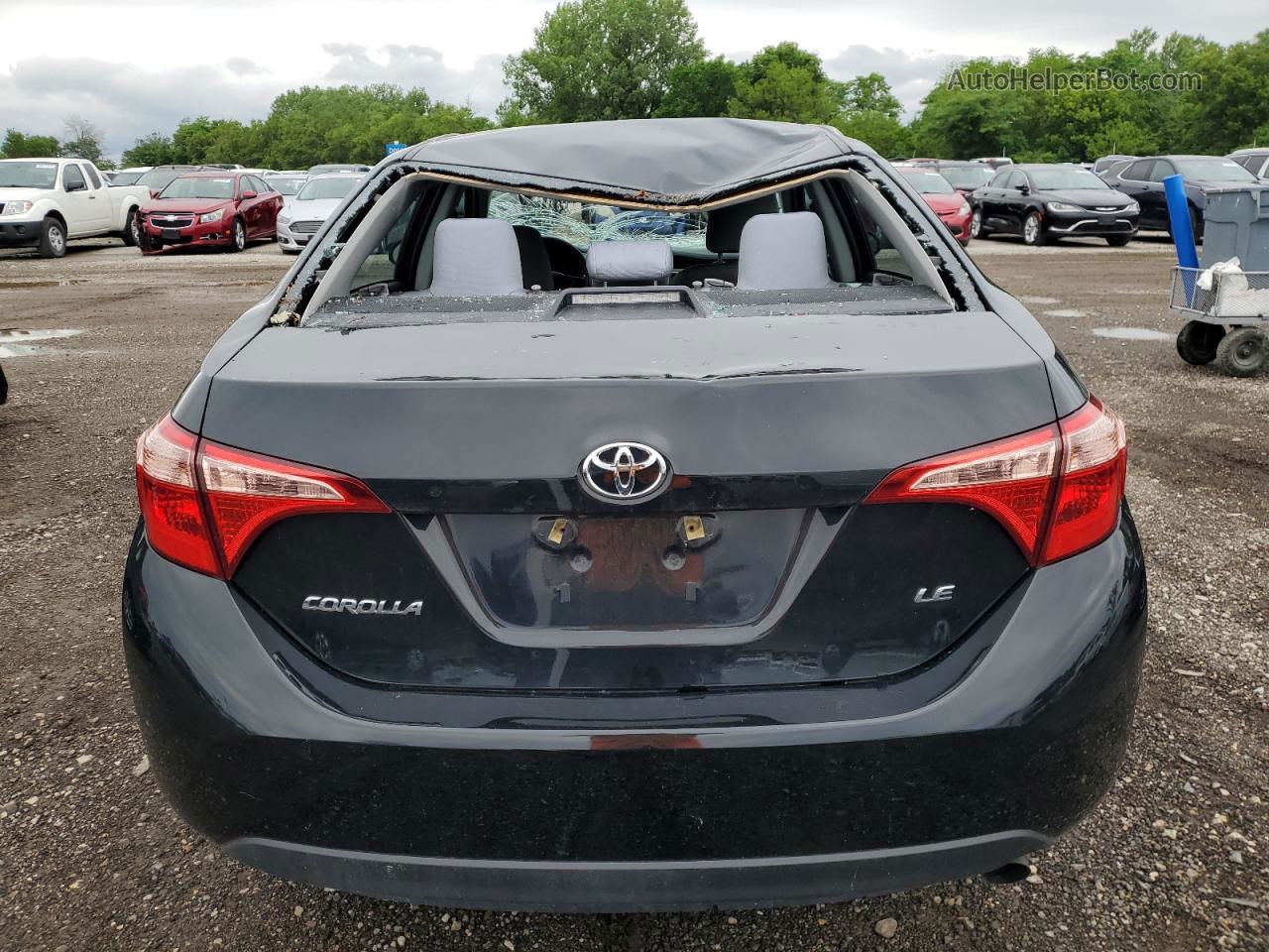 2019 Toyota Corolla L Black vin: 2T1BURHE5KC159199