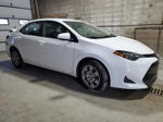 2019 Toyota Corolla L White vin: 2T1BURHE5KC166976