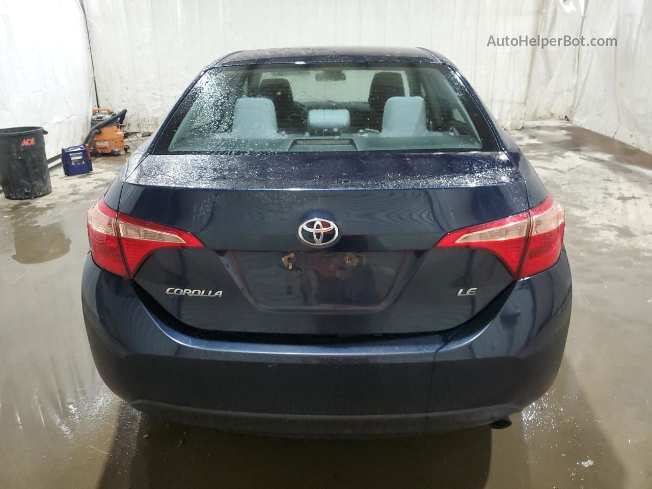 2019 Toyota Corolla L Blue vin: 2T1BURHE5KC176777