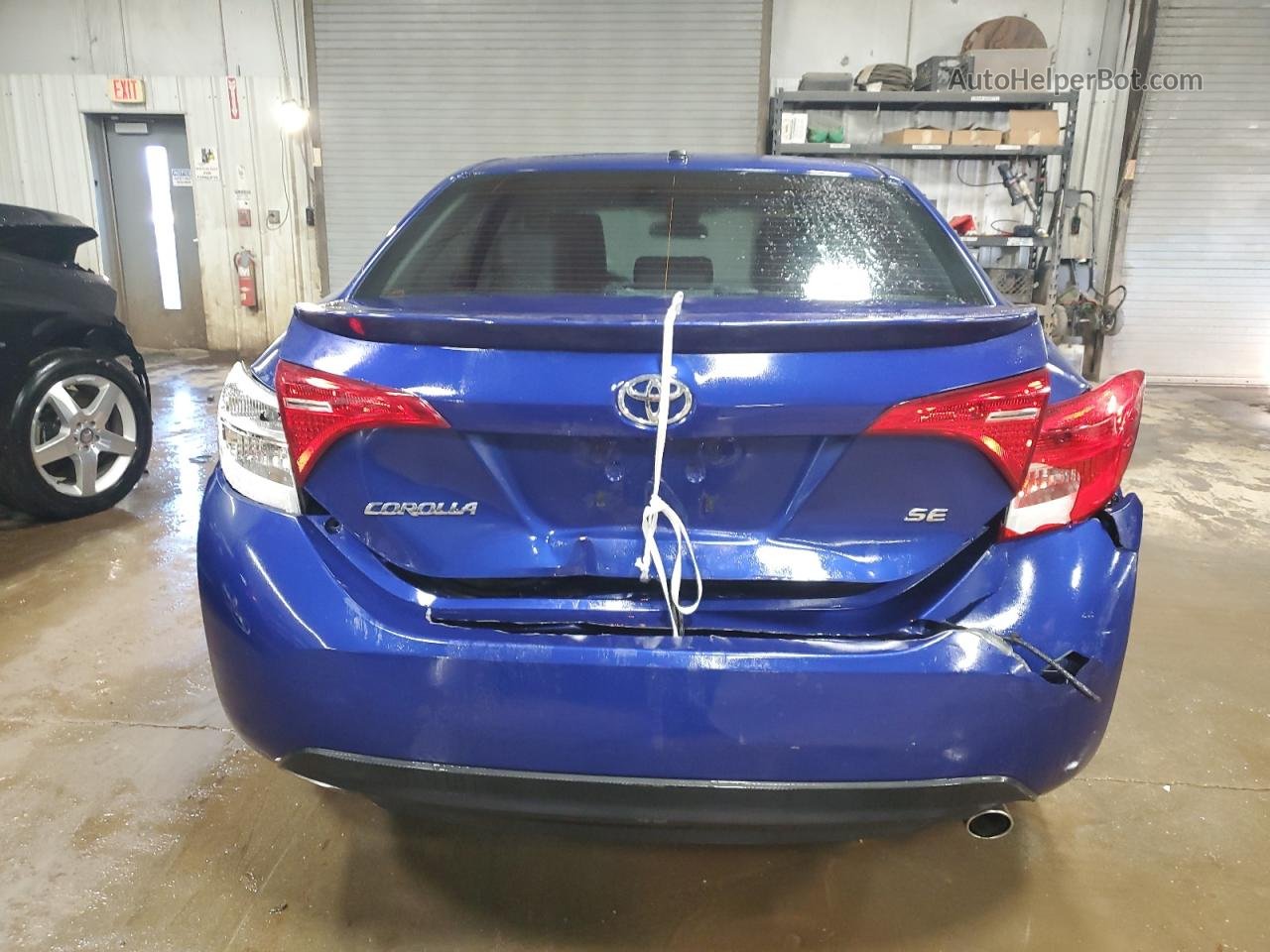 2019 Toyota Corolla L Blue vin: 2T1BURHE5KC179632