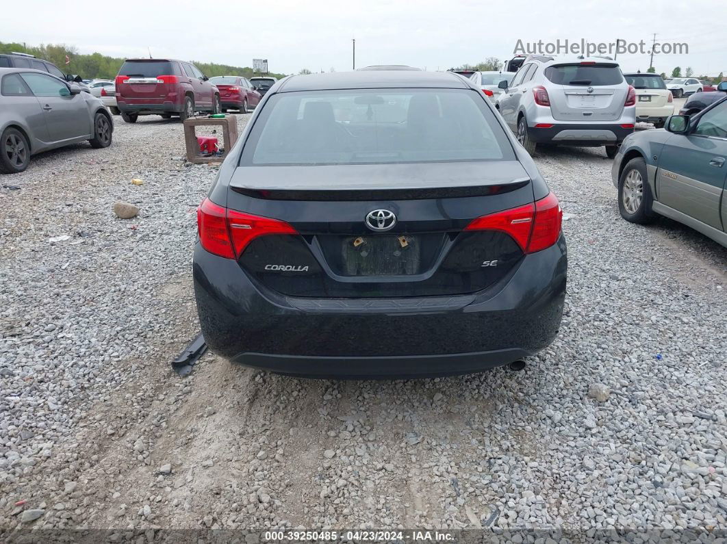 2019 Toyota Corolla Se Black vin: 2T1BURHE5KC185141