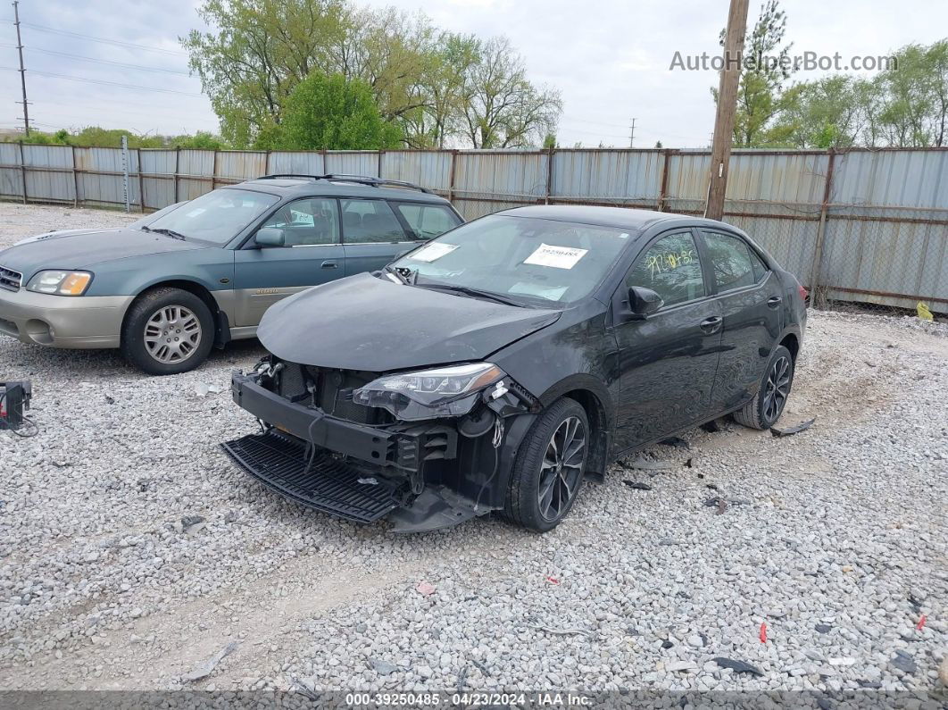 2019 Toyota Corolla Se Black vin: 2T1BURHE5KC185141