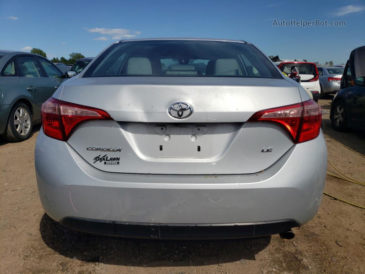 2019 Toyota Corolla L Silver vin: 2T1BURHE5KC205873