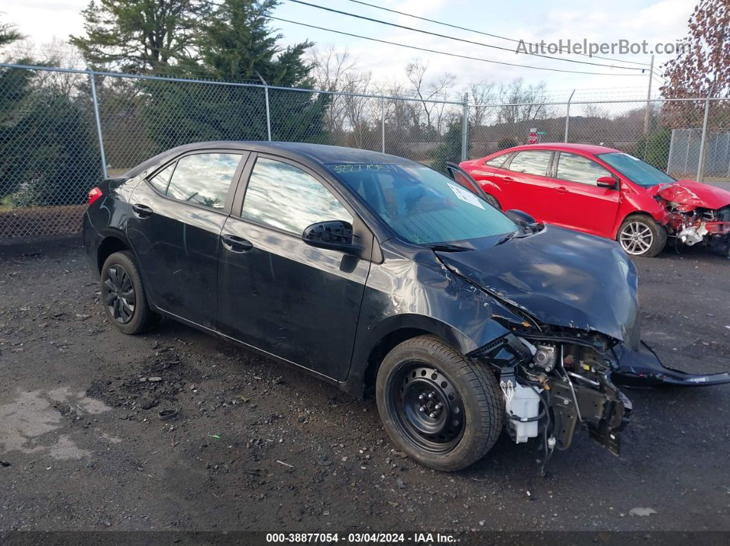 2019 Toyota Corolla Le Black vin: 2T1BURHE5KC212032