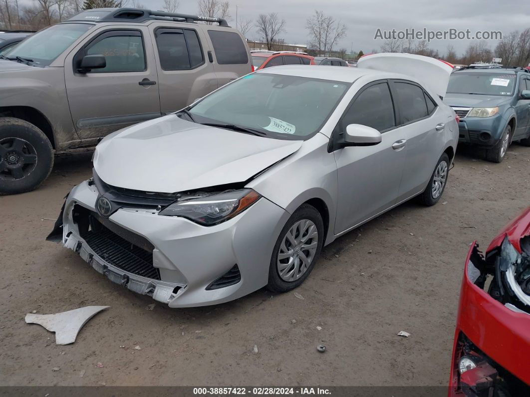 2019 Toyota Corolla Le Silver vin: 2T1BURHE5KC213570