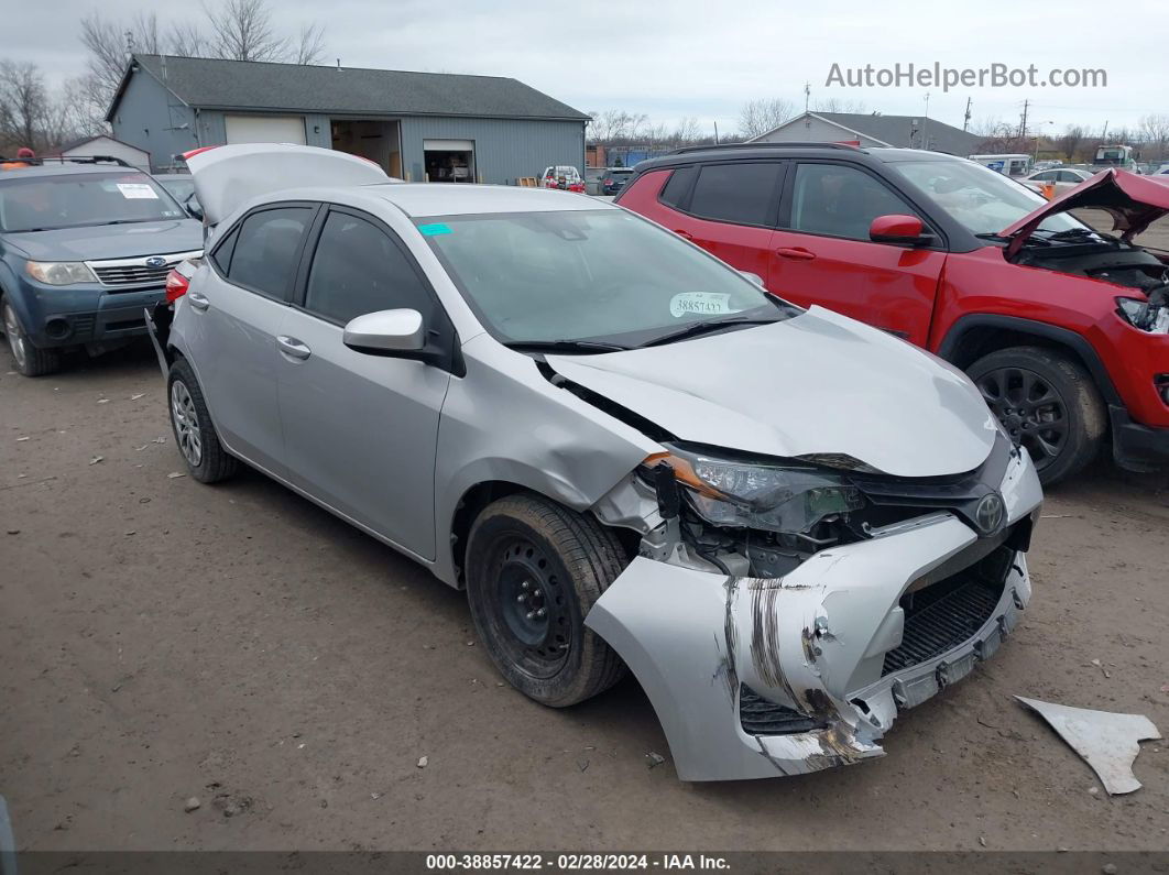 2019 Toyota Corolla Le Silver vin: 2T1BURHE5KC213570