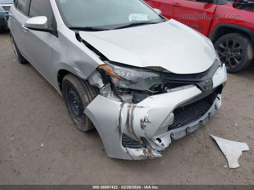 2019 Toyota Corolla Le Silver vin: 2T1BURHE5KC213570