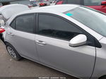 2019 Toyota Corolla Le Silver vin: 2T1BURHE5KC213570