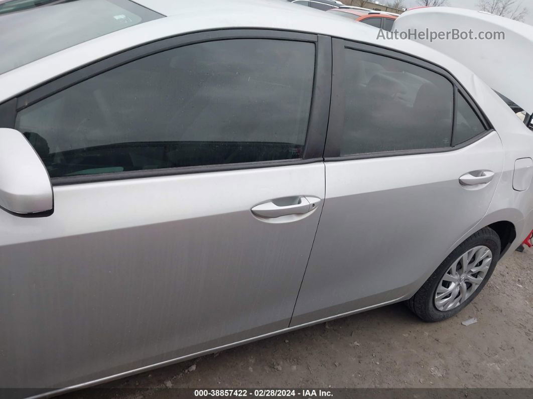 2019 Toyota Corolla Le Silver vin: 2T1BURHE5KC213570