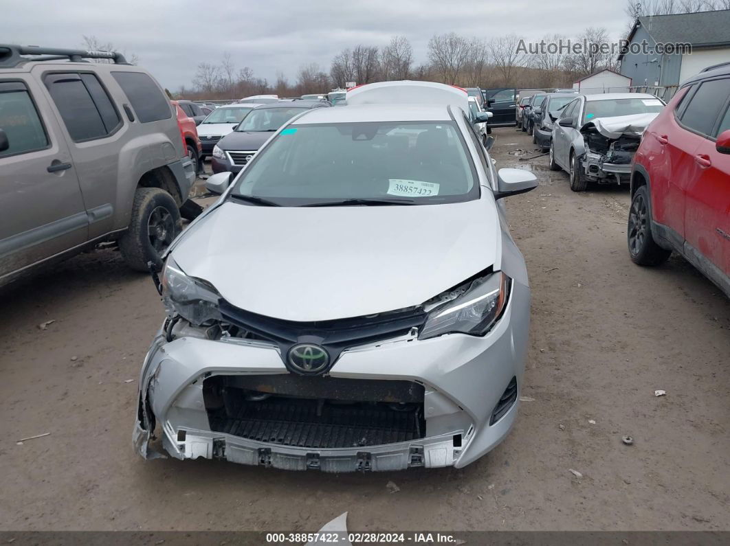 2019 Toyota Corolla Le Silver vin: 2T1BURHE5KC213570