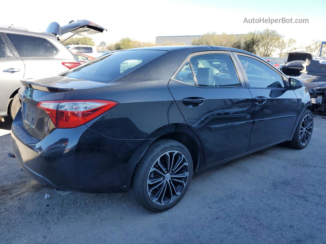 2014 Toyota Corolla L Black vin: 2T1BURHE6EC044597