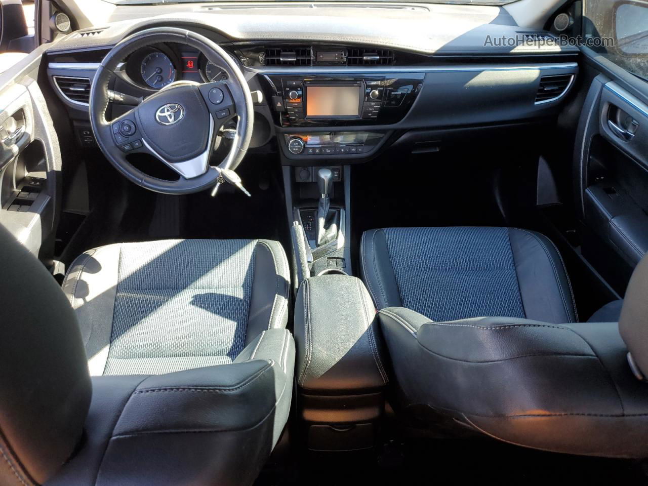 2014 Toyota Corolla L Черный vin: 2T1BURHE6EC044597