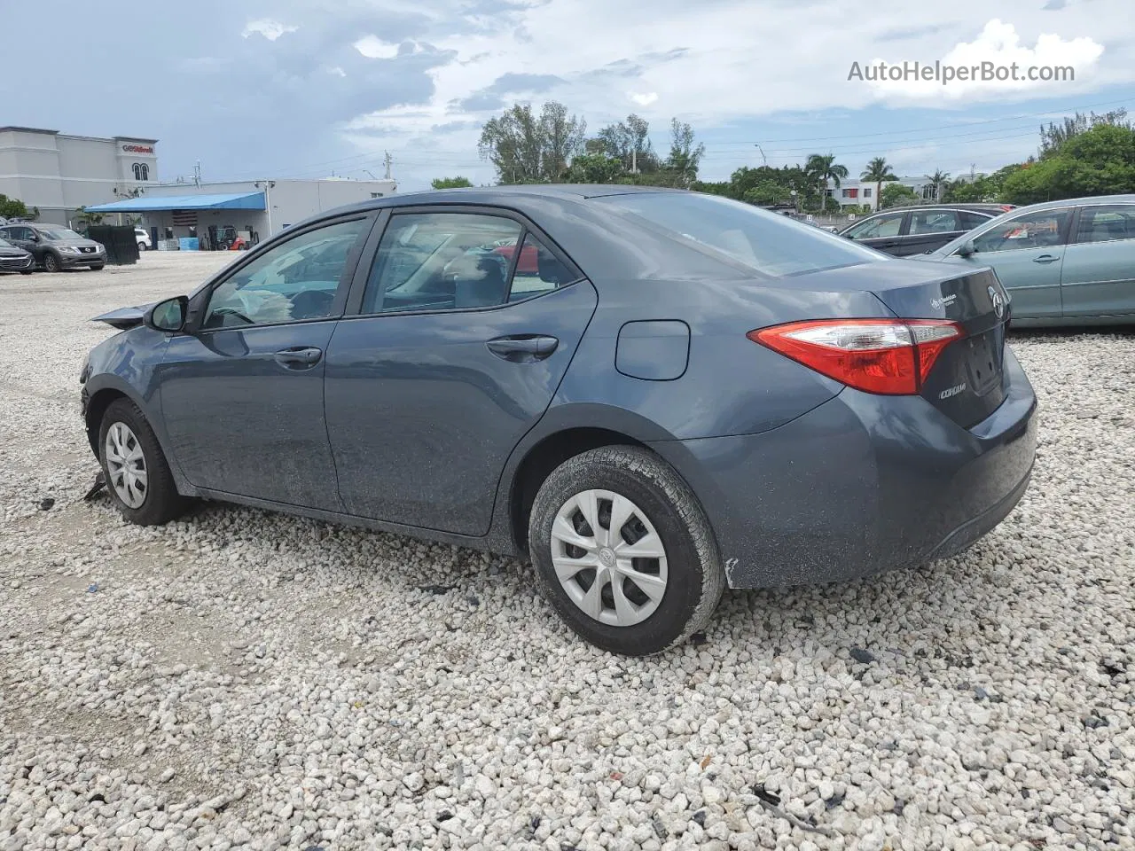 2014 Toyota Corolla L Gray vin: 2T1BURHE6EC060198