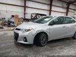 2014 Toyota Corolla S Plus Silver vin: 2T1BURHE6EC069886