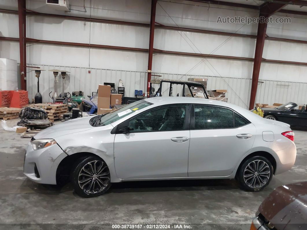 2014 Toyota Corolla S Plus Silver vin: 2T1BURHE6EC069886